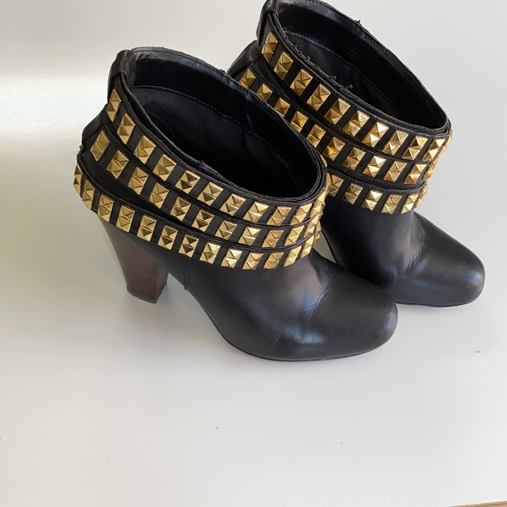 Betsy Johnson Studded Boots Size 7.5